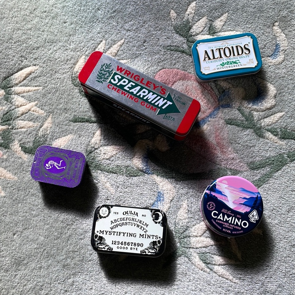 Funky tins